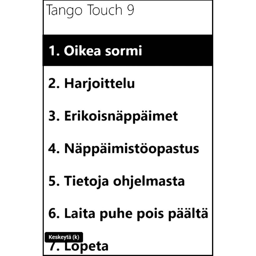 Tango Touch 9